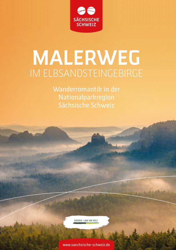 Titelbild Malerweg Broschüre 2026 2027